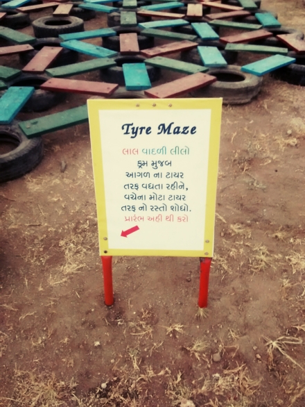 Tyre Maze Instructions